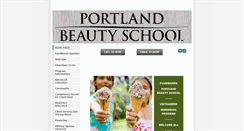 Desktop Screenshot of portlandbeautyschool.com